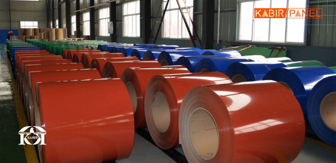 ورق گالوانیزه رنگی کبیرپانل