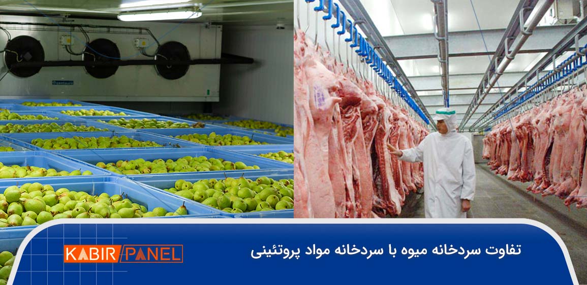 تفاوت سوله سردخانه میوه با سردخانه پروتئینی